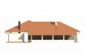 Projekt domu letniskowego Sauna - elewacja 1