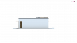 Elewacja projektu Zx53 - 1 - wersja lustrzana