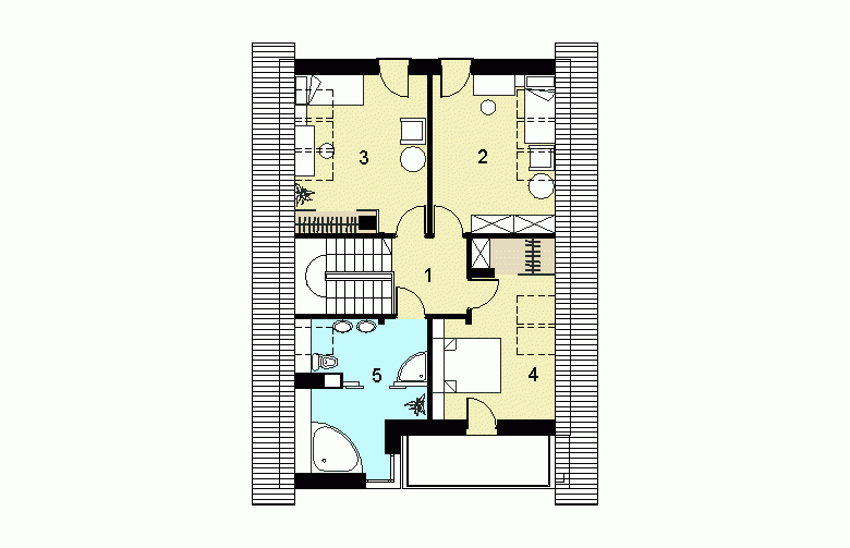 Projekt domu jednorodzinnego HG-N3 - 