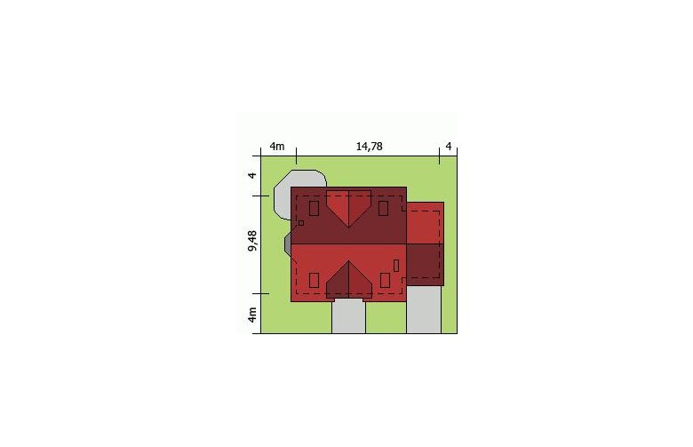 Projekt domu wielorodzinnego Rosomak - Usytuowanie