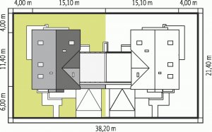 Usytuowanie budynku Karolinka G2 (bliźniak) 