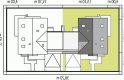 Projekt domu bliźniaczego Karolinka G2 (bliźniak)  - usytuowanie - wersja lustrzana