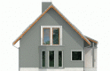 Projekt domu jednorodzinnego Kim (wersja A) - elewacja 2