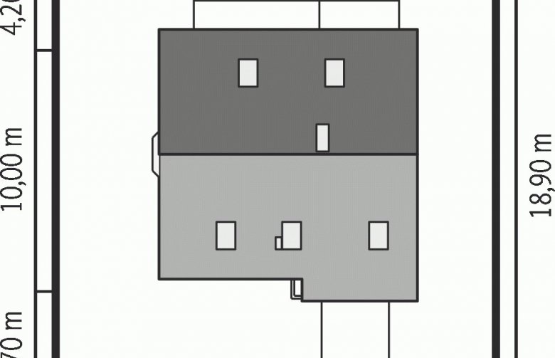 Projekt domu jednorodzinnego Kim (wersja A) - Usytuowanie