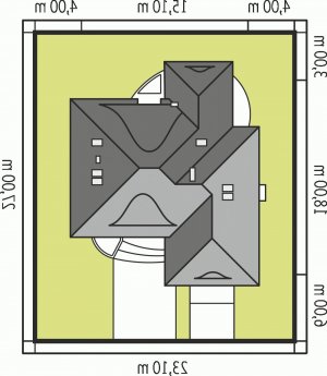 Usytuowanie budynku Klarysa G2 w wersji lustrzanej