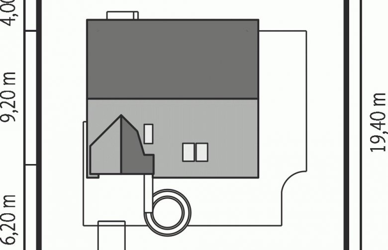 Projekt domu jednorodzinnego Konstancja (mała) - Usytuowanie