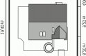 Projekt domu jednorodzinnego Konstancja (mała) - usytuowanie - wersja lustrzana