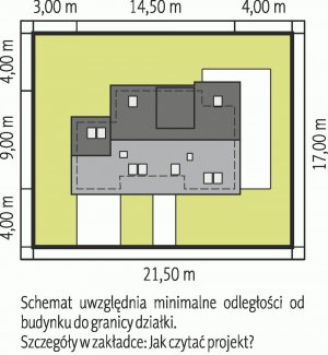 Usytuowanie budynku Kopciuszek G1