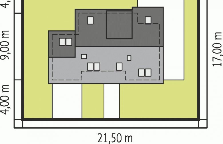 Projekt domu jednorodzinnego Kopciuszek G1 - Usytuowanie