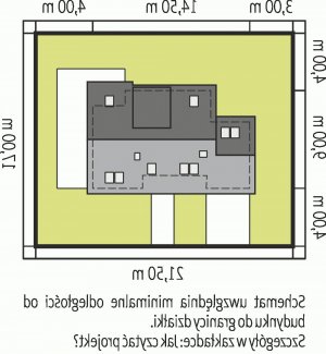 Usytuowanie budynku Kopciuszek G1 w wersji lustrzanej