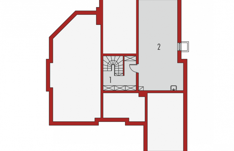 Projekt domu jednorodzinnego Kornelia G1 01 - piwnica