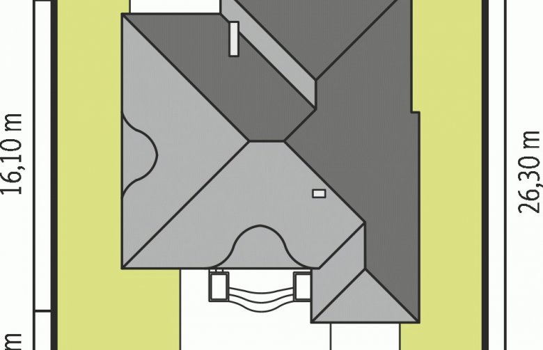 Projekt domu jednorodzinnego Kornelia G1 01 - Usytuowanie