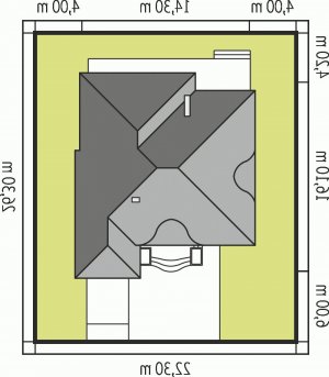 Usytuowanie budynku Kornelia G1 01 w wersji lustrzanej