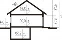 Projekt domu jednorodzinnego Kornelia G1 01 - przekrój 1