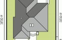 Projekt domu jednorodzinnego Kornelia II G2 Leca® DOM - usytuowanie - wersja lustrzana