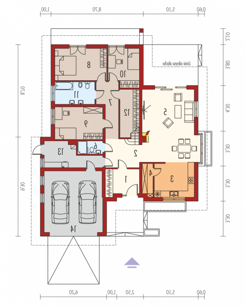 PARTER Kornelia III G2 - wersja lustrzana