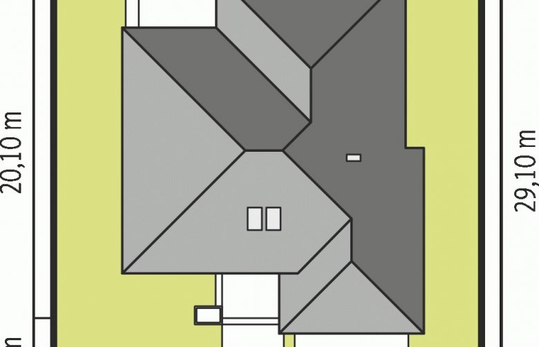 Projekt domu jednorodzinnego Kornelia III G2 - Usytuowanie