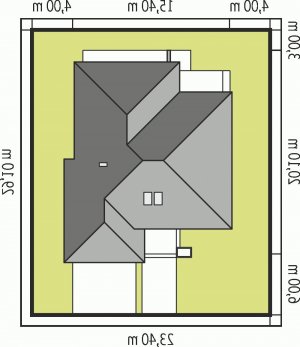 Usytuowanie budynku Kornelia III G2 w wersji lustrzanej