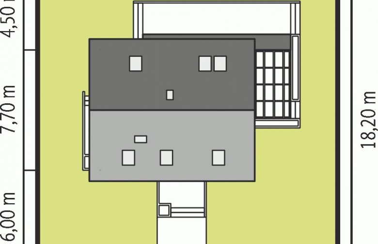 Projekt domu jednorodzinnego Lea (wersja A) - Usytuowanie
