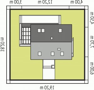 Usytuowanie budynku Lea (wersja A) w wersji lustrzanej