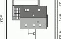 Projekt domu jednorodzinnego Lea (wersja B) - usytuowanie - wersja lustrzana
