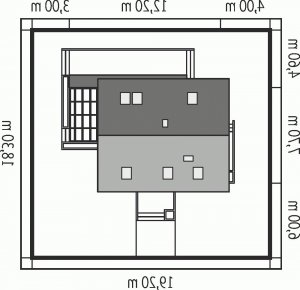Usytuowanie budynku Lea (wersja B) w wersji lustrzanej