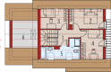 Projekt domu jednorodzinnego Lea G1 - poddasze