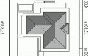 Projekt domu nowoczesnego Leonardo G2 - usytuowanie - wersja lustrzana