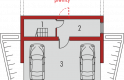 Projekt domu energooszczędnego Lumina II G2 - piwnica