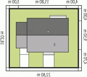 Usytuowanie budynku Manuela G1 w wersji lustrzanej