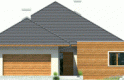 Projekt domu jednorodzinnego Margaret G2 Leca® DOM - elewacja 1