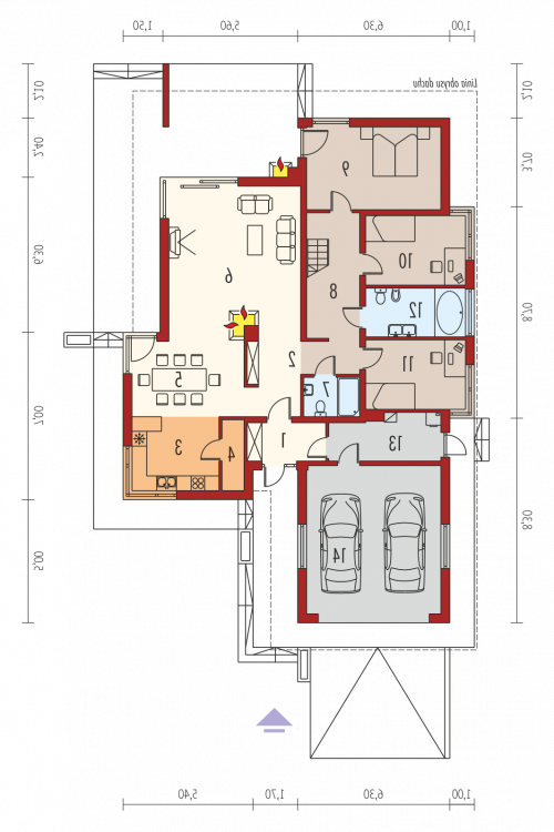 PARTER Margaret G2 Leca® DOM - wersja lustrzana