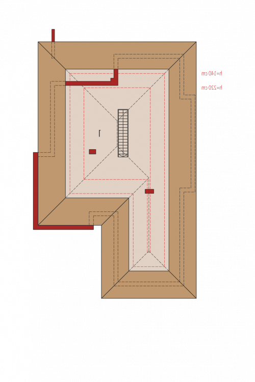 PODDASZE DO ADAPTACJI Margaret G2 Leca® DOM - wersja lustrzana