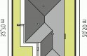 Projekt domu jednorodzinnego Margaret G2 Leca® DOM - usytuowanie - wersja lustrzana