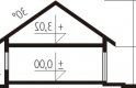 Projekt domu jednorodzinnego Margaret G2 Leca® DOM - przekrój 1