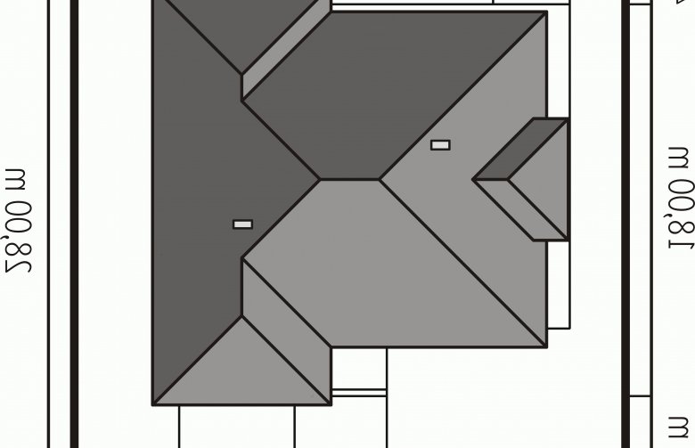 Projekt domu jednorodzinnego Mariusz G2 - Usytuowanie - wersja lustrzana