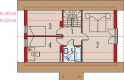 Projekt domu jednorodzinnego Martusia - poddasze