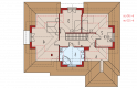 Projekt domu jednorodzinnego Marysia G1 - poddasze