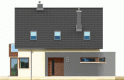 Projekt domu jednorodzinnego Mati - elewacja 1