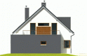Projekt domu jednorodzinnego Mati G1 - elewacja 4