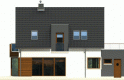 Projekt domu jednorodzinnego Mati G1 - elewacja 3
