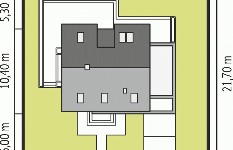 Projekt domu jednorodzinnego Mati G1 - Usytuowanie