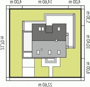 Usytuowanie budynku Mati G1 w wersji lustrzanej