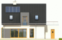 Projekt domu jednorodzinnego Mati II G1 - elewacja 3