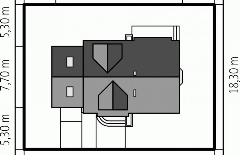 Projekt domu jednorodzinnego Megi II G1 - Usytuowanie