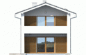 Projekt domu jednorodzinnego Mika - elewacja 2