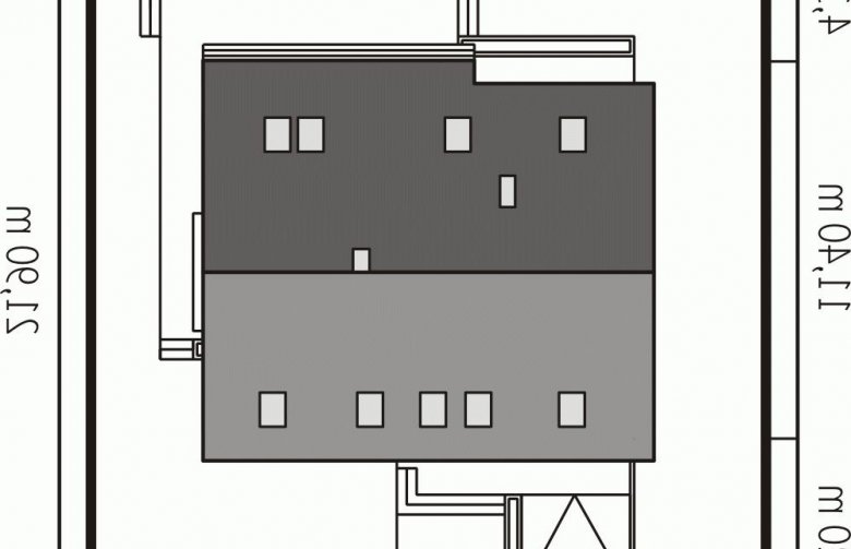 Projekt domu jednorodzinnego Pablo G1 - Usytuowanie - wersja lustrzana