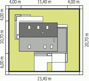 Usytuowanie budynku Patryk G1