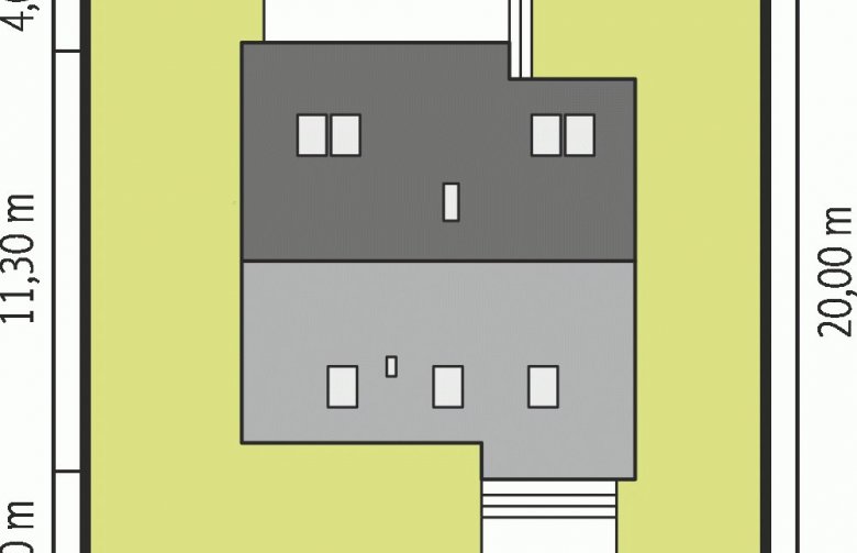 Projekt domu jednorodzinnego Robin - Usytuowanie