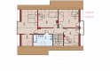 Projekt domu jednorodzinnego Robin G1 - poddasze